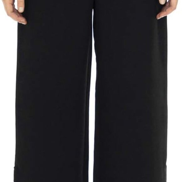 Armani Exchange Women's Wide Leg Belted Trousers - Versatile Fashion Staple - Picture 1 of 6